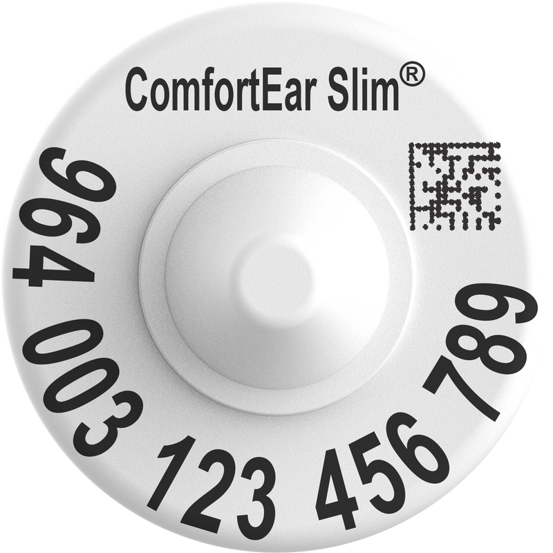 Datamars Global Comfort Ear Slim TE HDX EID Tags in bag of 25